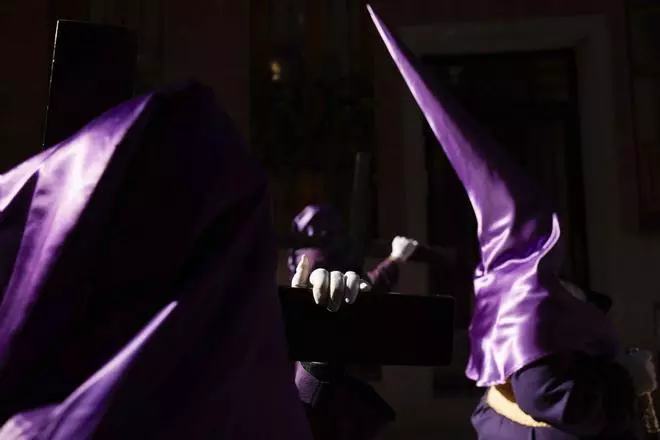 Las mejores imágenes de la procesión de Jesús 'El Pobre' en Madrid este Jueves Santo