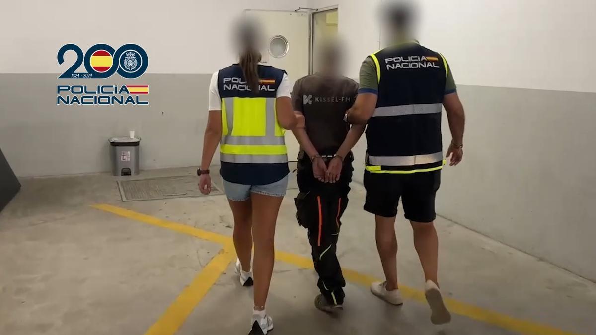 Traslado del detenido a dependencias policiales.