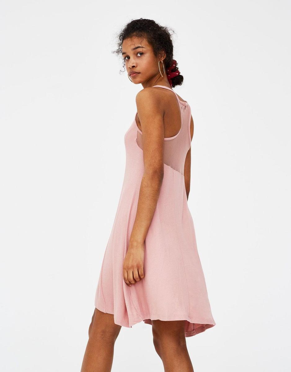 Vestido rosa de Pull and Bear