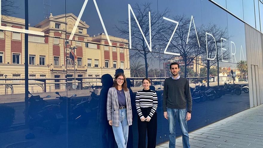 María García, Marta
Cuesta y Jordi Pallarés,
de MusicList. l-emv