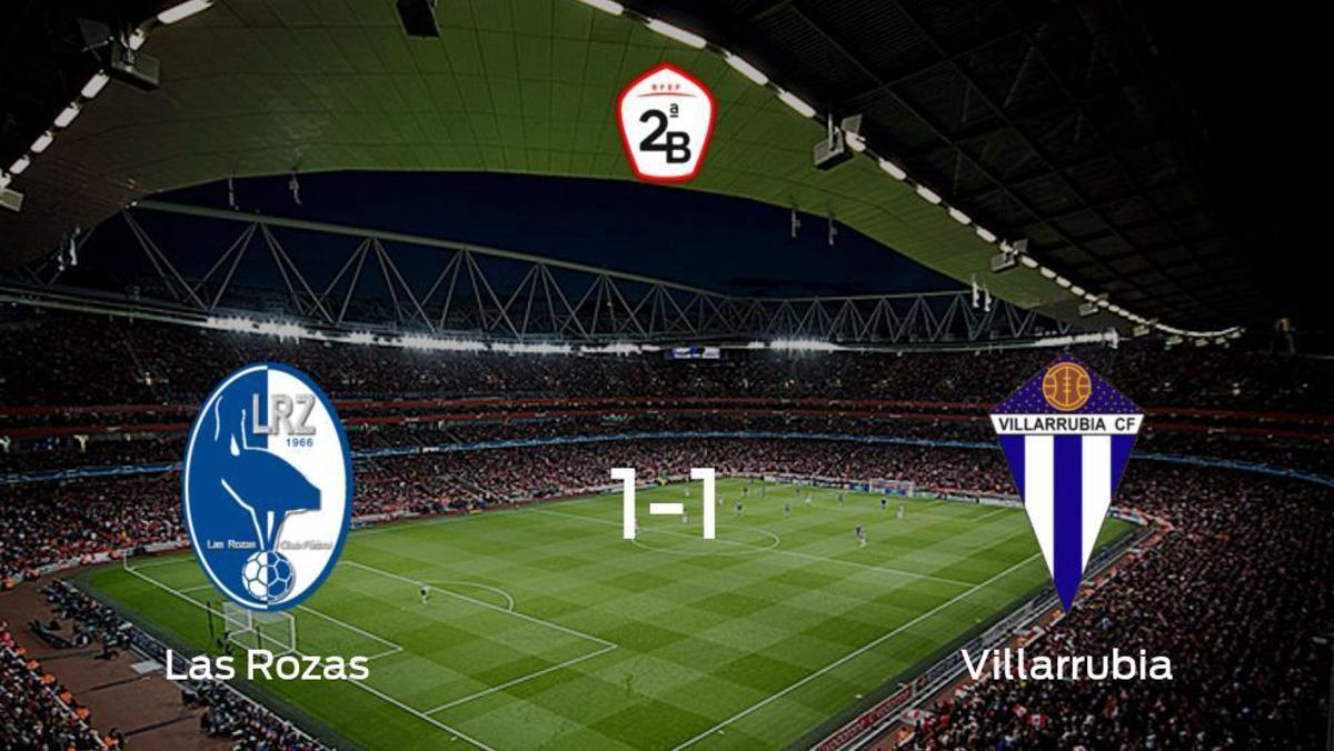 Reparto de puntos entre Las Rozas y el Villarrubia (1-1)