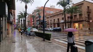 Torrent esta mañana en pleno episodio de lluvia la pasada semana.