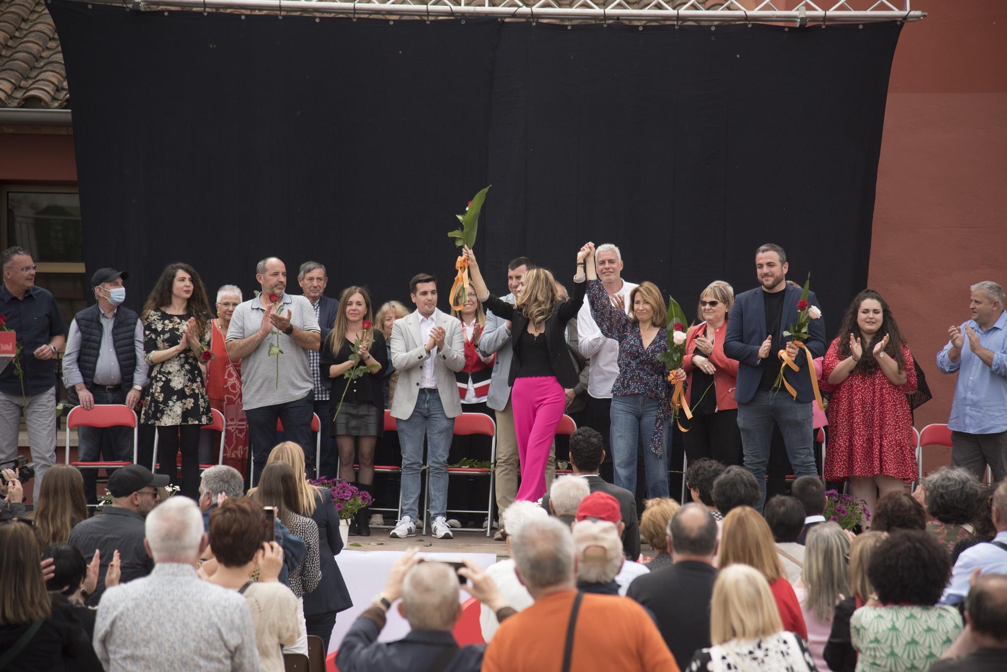 La ministra Sánchez presenta la candidatura d'Èlia Tortolero a Sant Joan de Vilatorrada