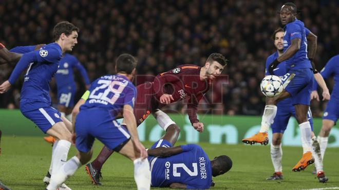 Chelsea, 1 - FC Barcelona, 1