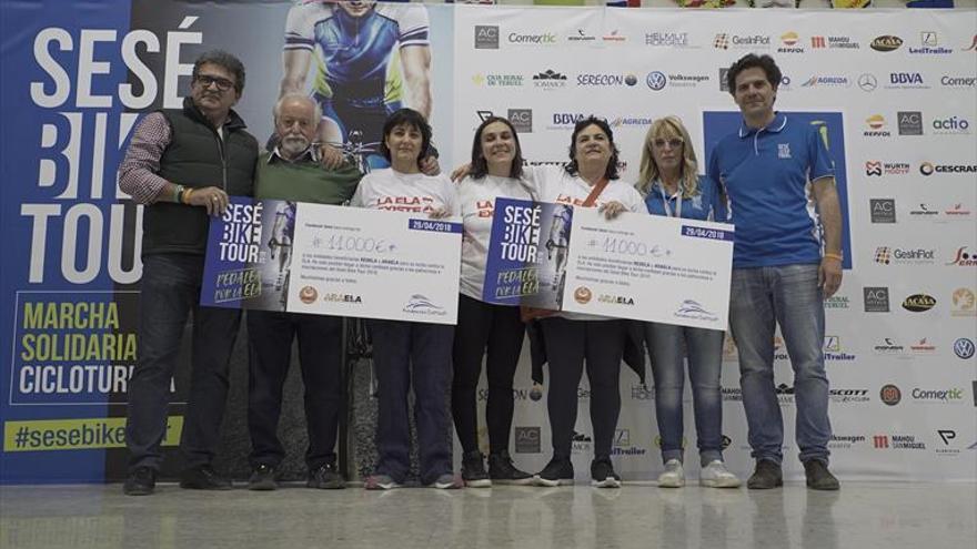 22.000 euros contra la ELA, en la Sesé Bike Tour