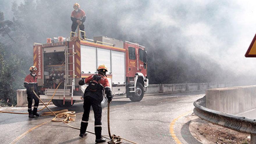 Un verano intenso para los bomberos del Consorcio Provincial de Alicante