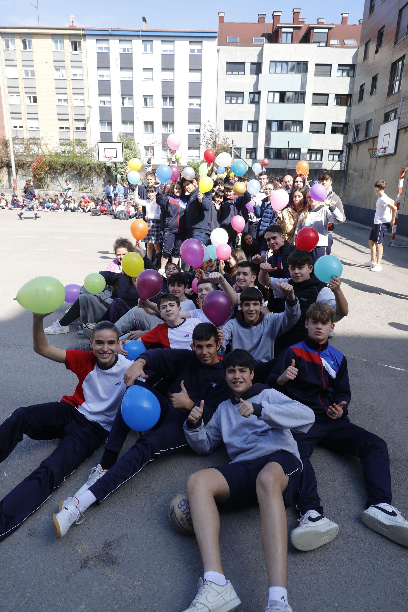 En imágenes: El colegio La Milagrosa de Gijón celebra el Día Mundial del Síndrome de Down