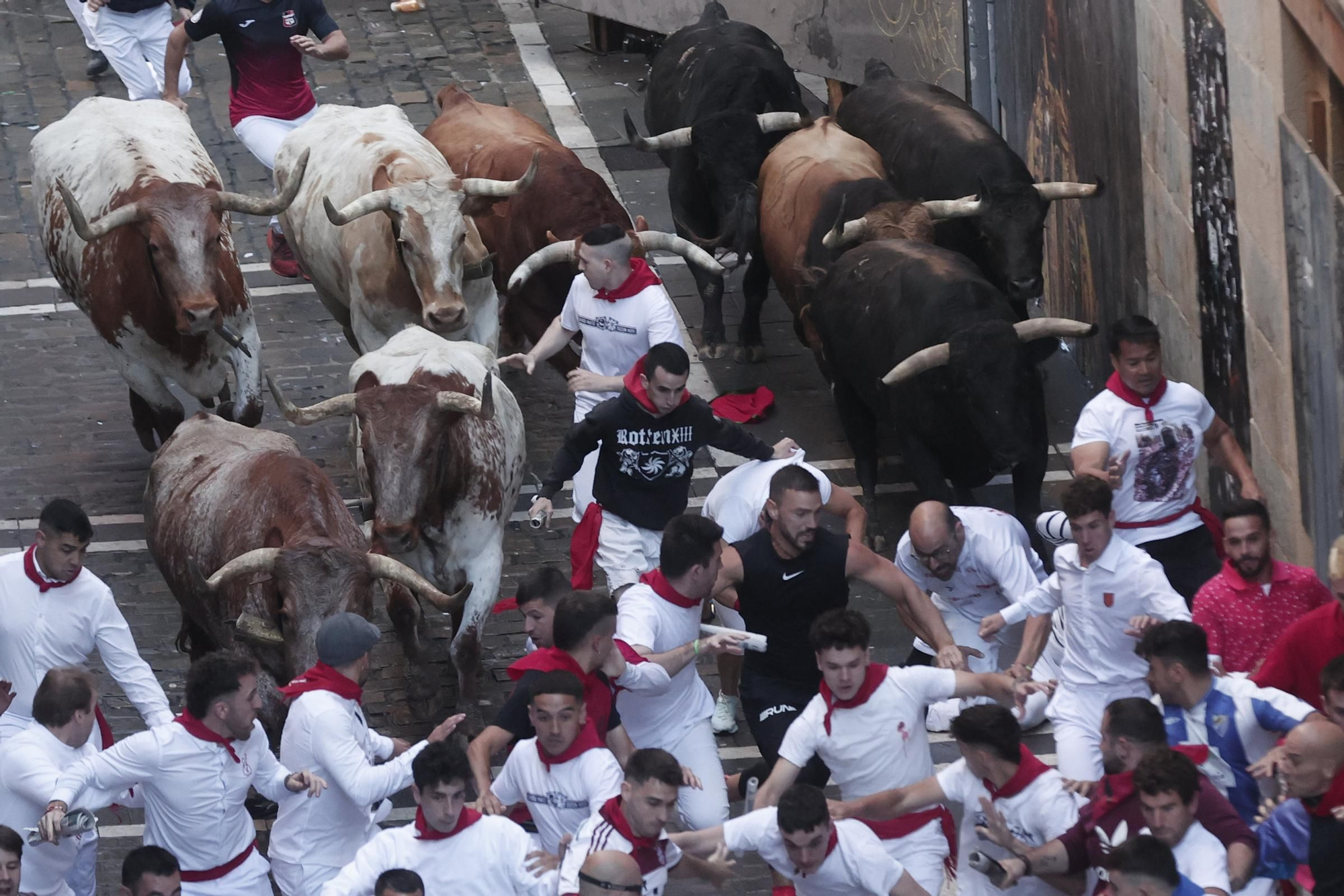 Primer encierro en el Día de San Fermín