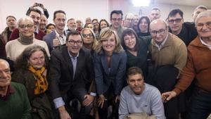 Alegría, en la presentación de su candidatura en La Zaida.