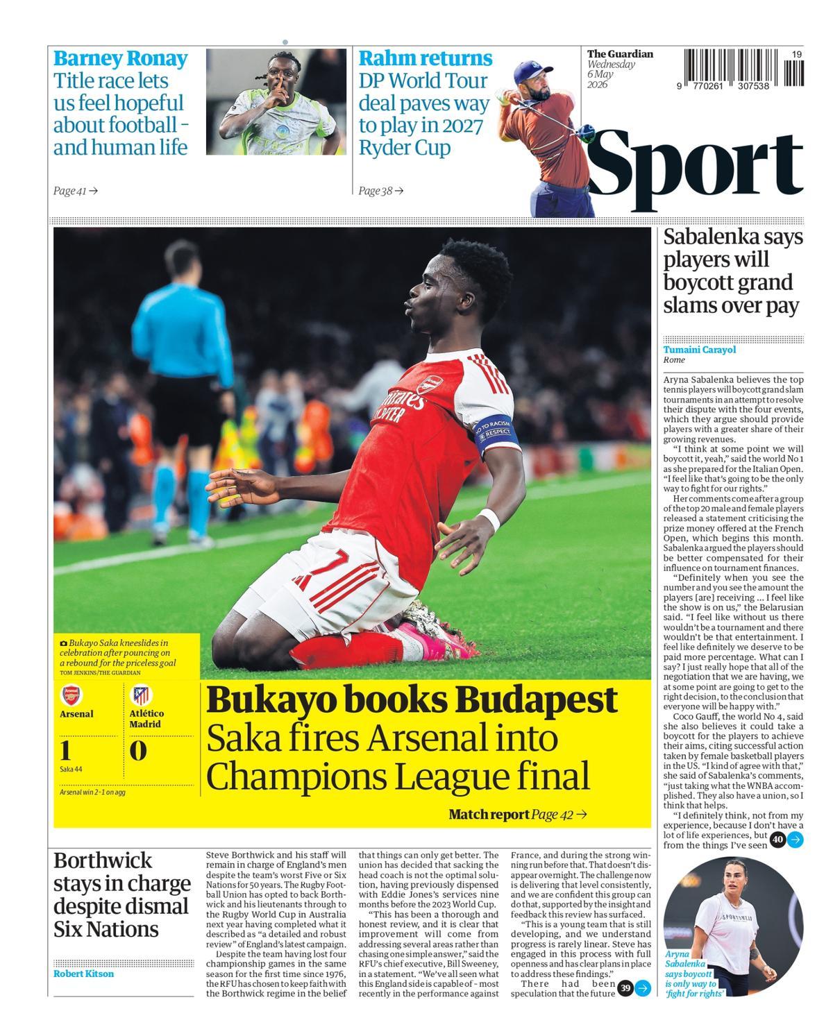 Estas son las portadas de la prensa deportiva de hoy
