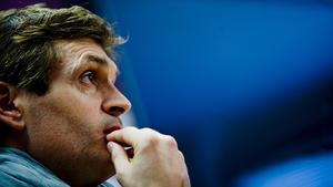 Tito Vilanova, durant una roda de premsa al Camp Nou l’any passat.