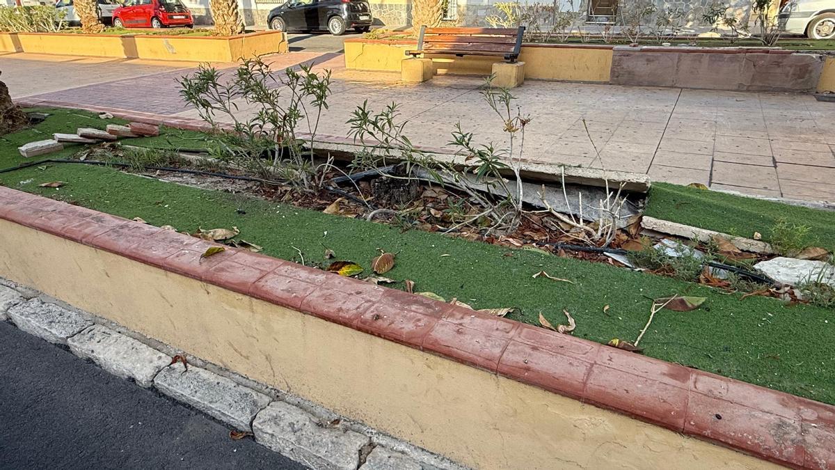 El proyecto pretende la renovación de 27 jardineras a lo largo de 400 metros
