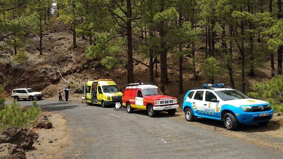 Rescate de una senderista en el El Paso