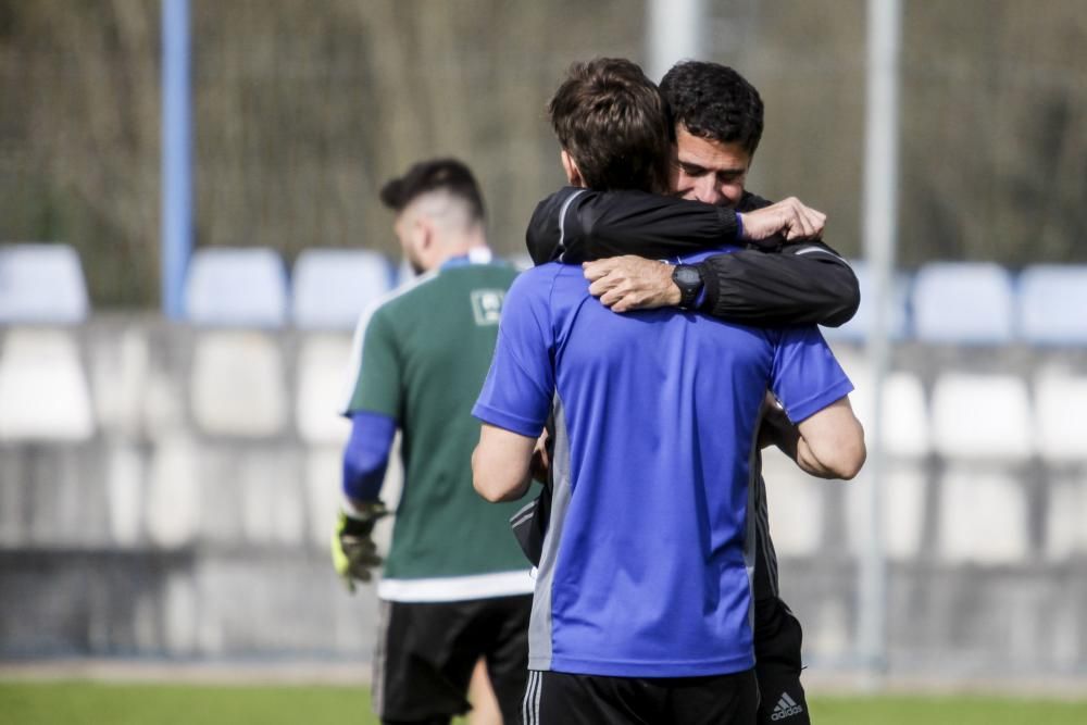 Entrenamiento del Real Oviedo en El Requexón