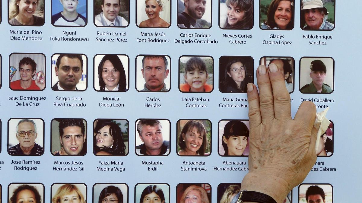 Fotos de las víctimas del accidente de 2008.