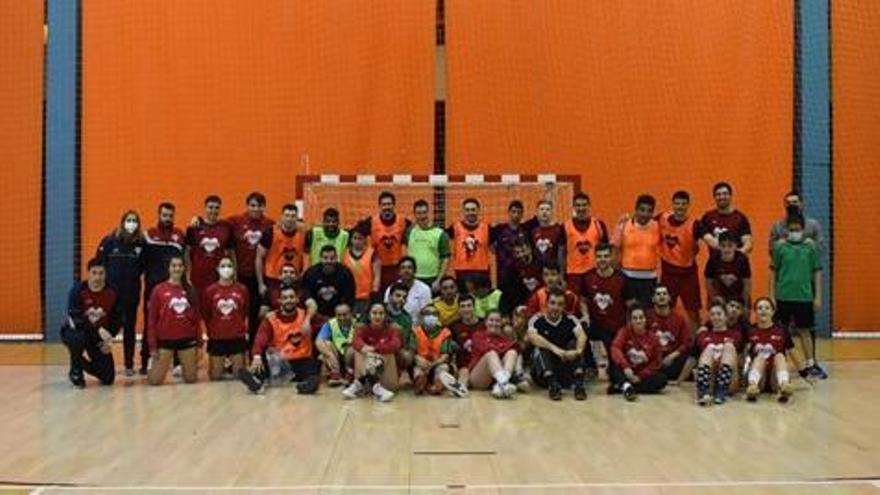 El conjunto inclusivo realizó un entrenamiento con los primeros equipos del club