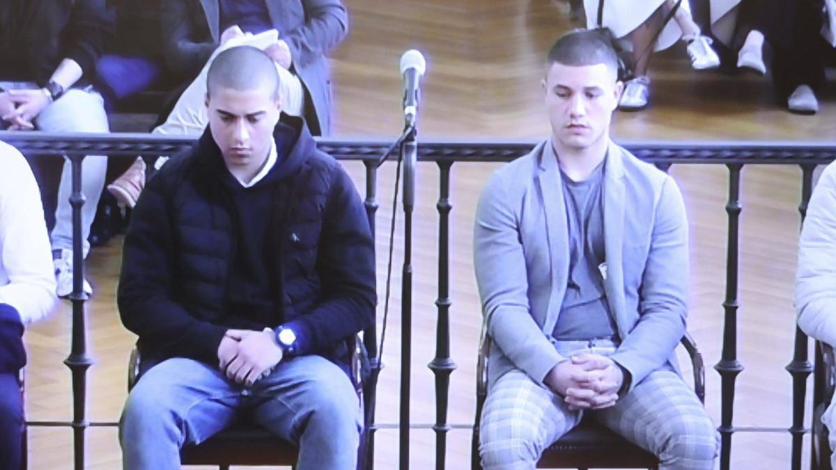 Alejandro Míguez, Kaio Amaral, Alejandro Freire y Diego Montaña, en el Superior. |  Iago López