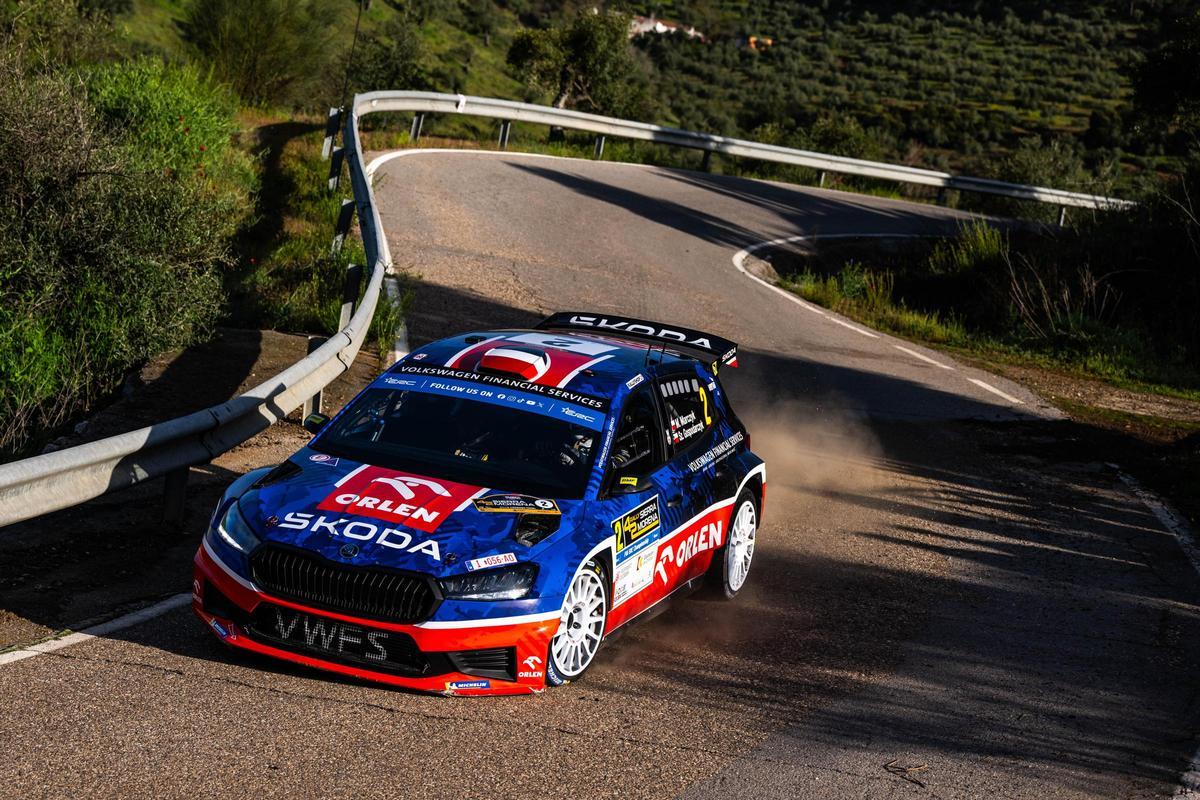 Uno de los vehículos participantes en la pasada edición del Rally Sierra Morena.