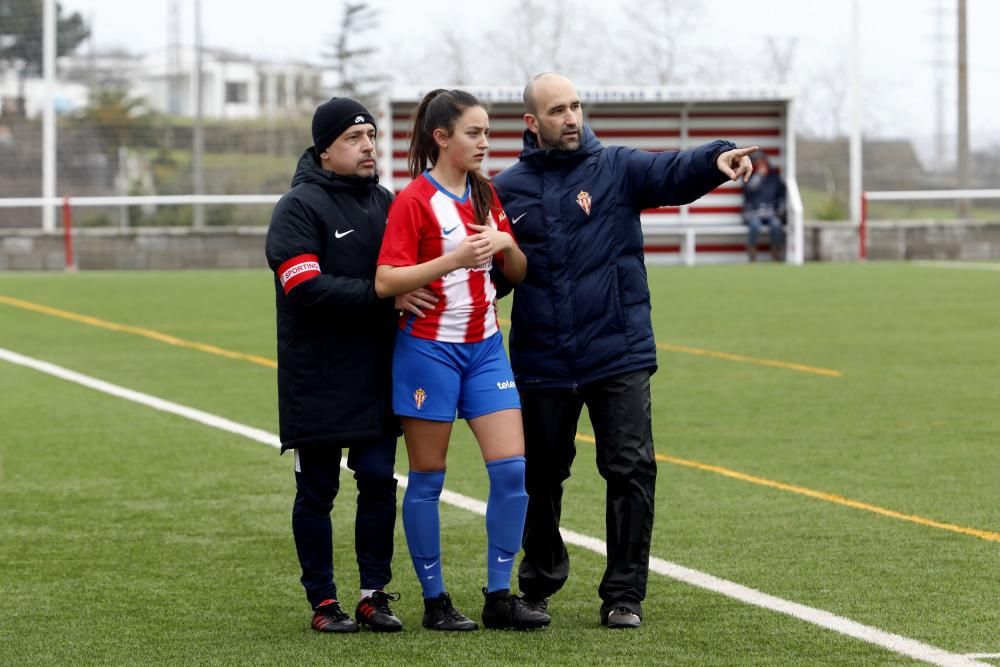 El derbi femenino entre el Sporting y el Oviedo