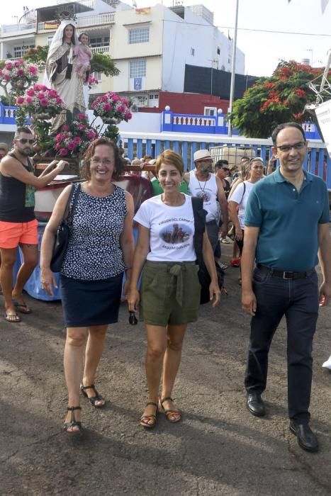 21-07-19 GRAN CANARIA. PUERTO DE ARGUINEGUIN-PUERTO DE MOGAN. MOGAN. Procesión marítima de la Virgen delCarmen desde el Puerto de en Arguineguín hasta el Puerto de Mogán.Fotos: Juan Castro  | 21/07/2019 | Fotógrafo: Juan Carlos Castro