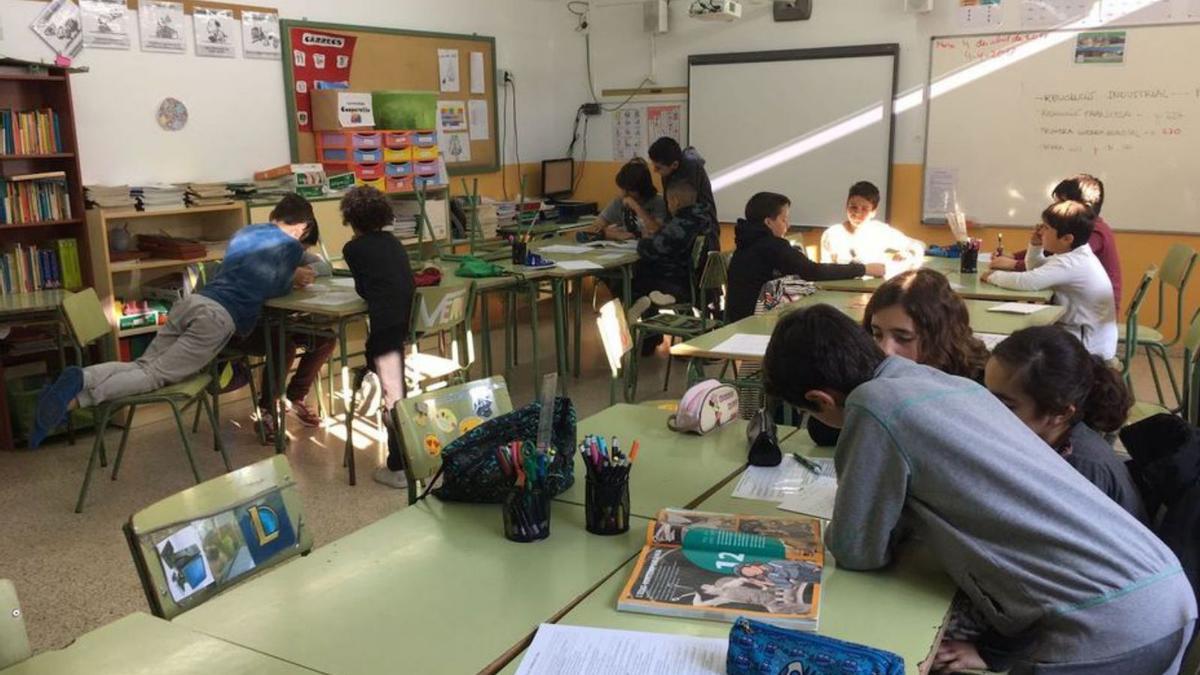 Aula de l’escola Joan Maragall de Vilanova del Camí | ARXIU CEIP JOAN MARAGALL