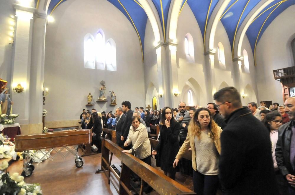 Funeral en Laviana por Marta Pérez, la joven de 17 años fallecida en accidente de tráfico.