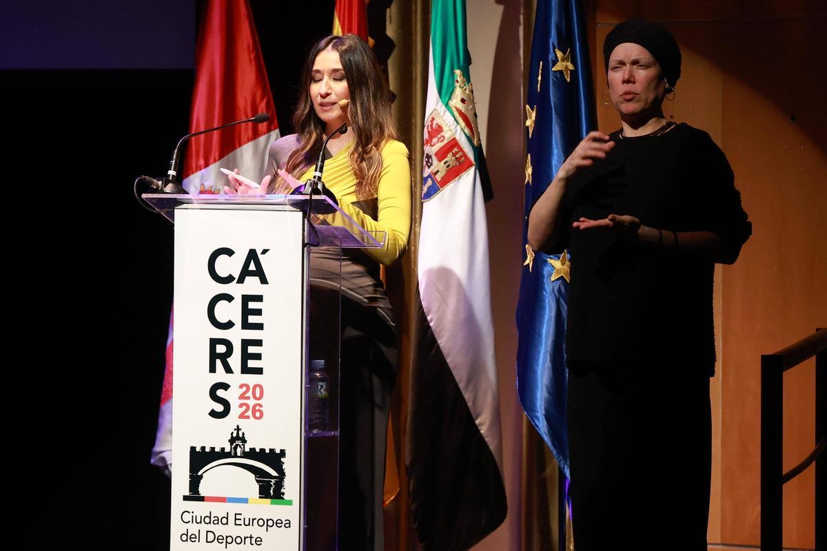 Así ha sido la gala inaugural de Cáceres como Ciudad Europea del Deporte en la sala Capitol