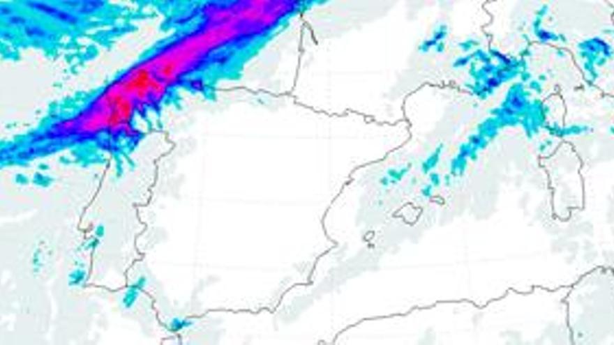 Llega a España el frente frío