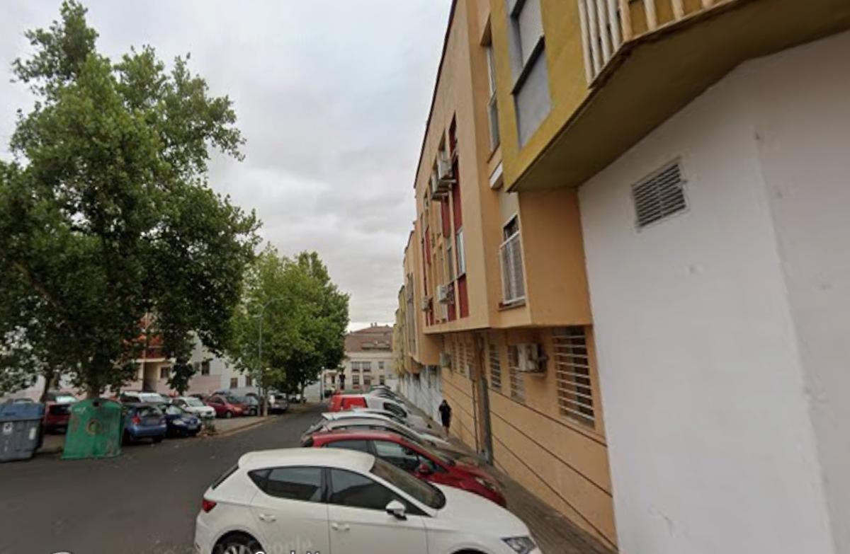 Plaza 8 de septiembre de Cáceres, donde se ha producido el suceso.