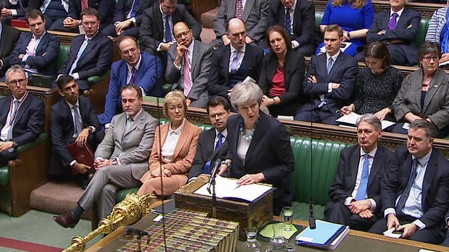 El Parlamento británico, durante una sesión.