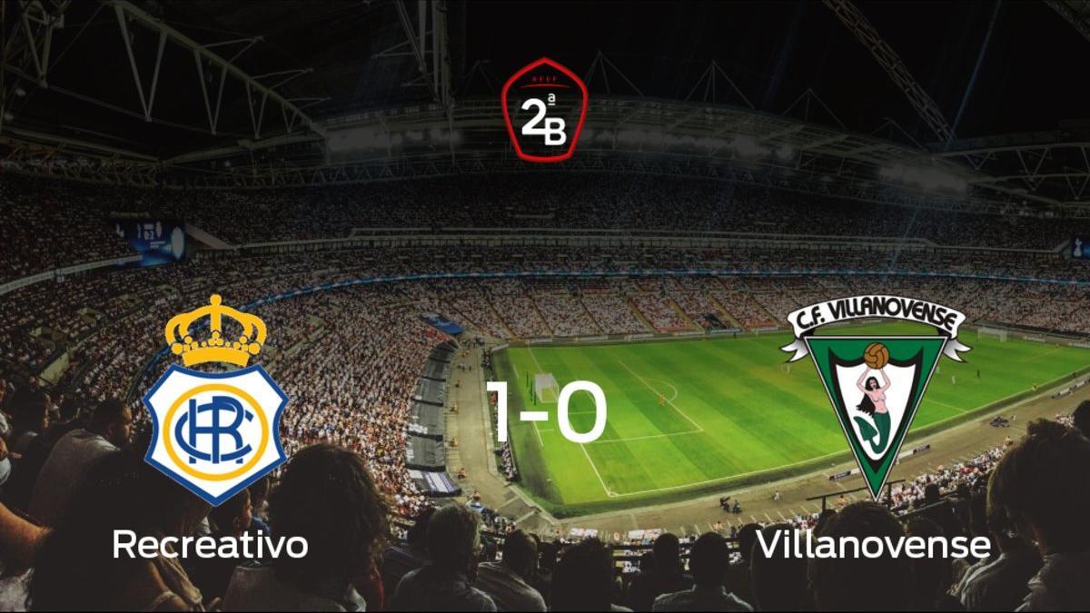 El Villanovense pierde ante el Recreativo (1-0)