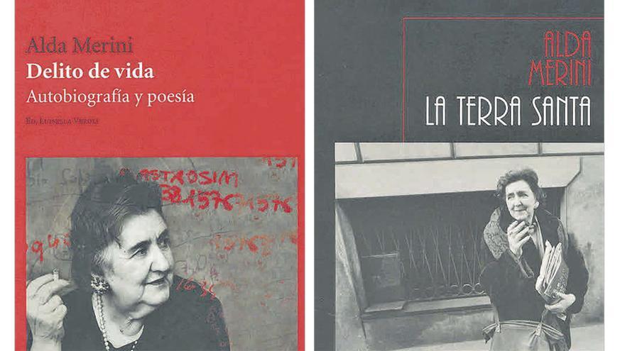 Portades dels llibres de Alda Merini traduïts per Nora Albert.
