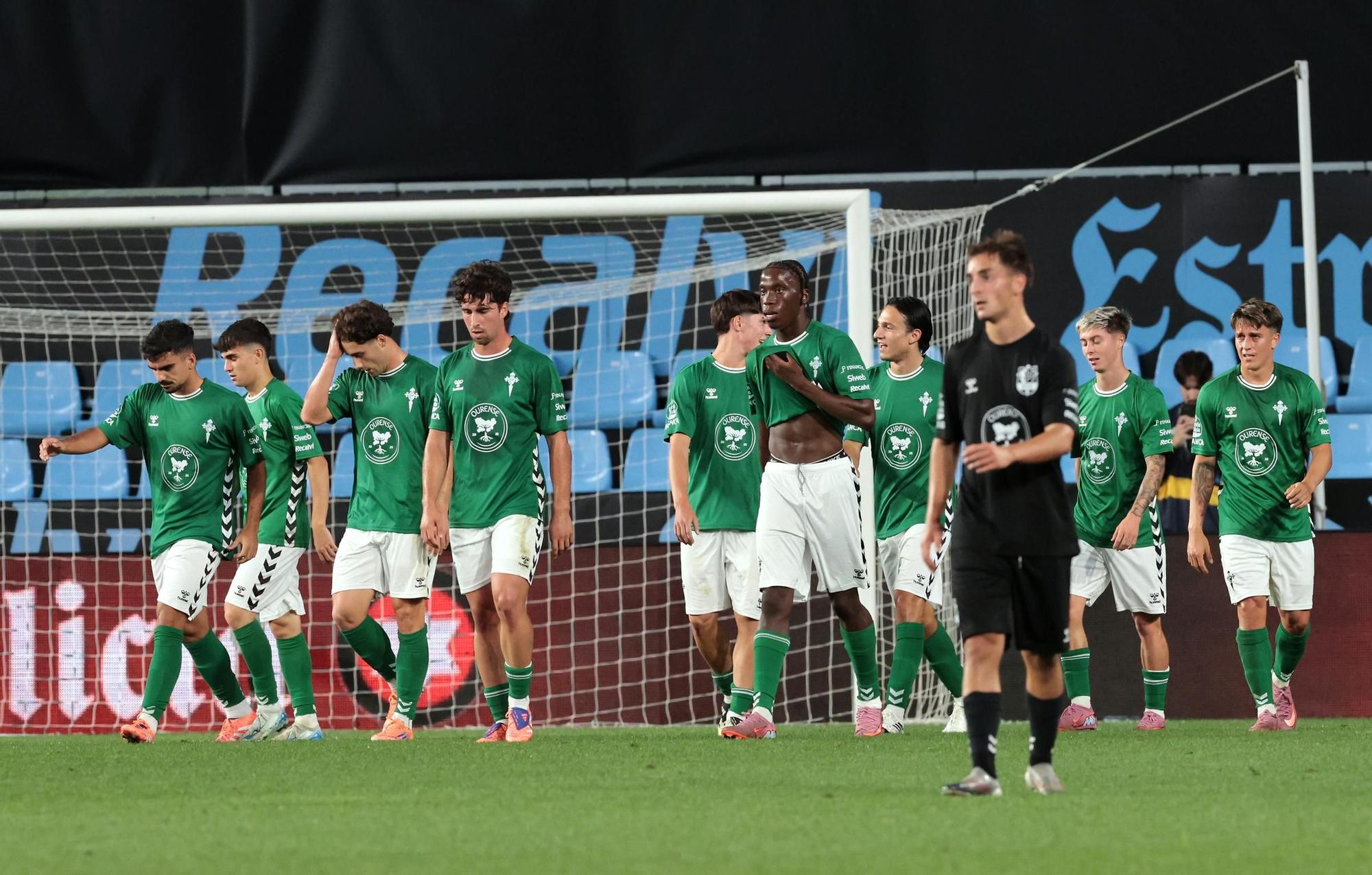 'Xuntos contra o lume': Celta - Selección de Ourense, en imágenes