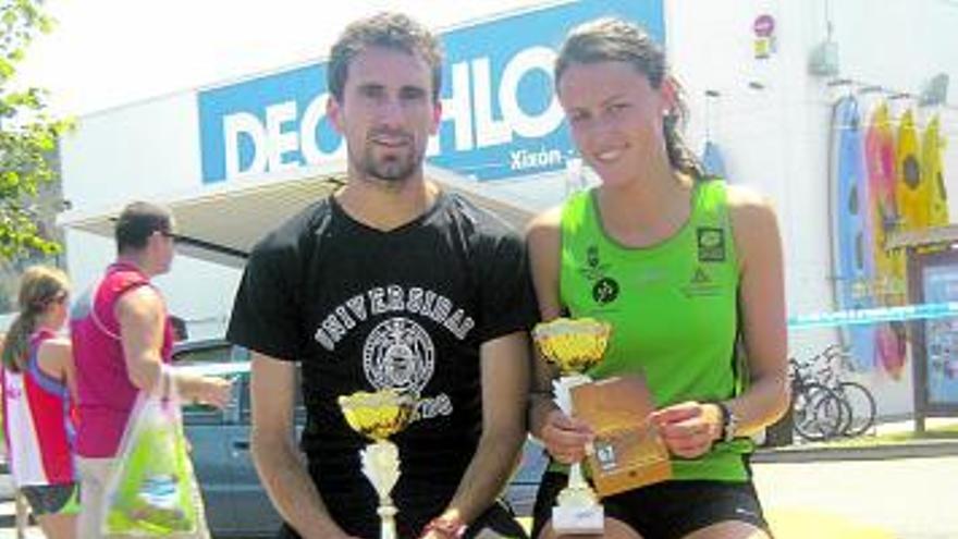 Peón y Maica, los más fuertes en la Decathlon - La Nueva España