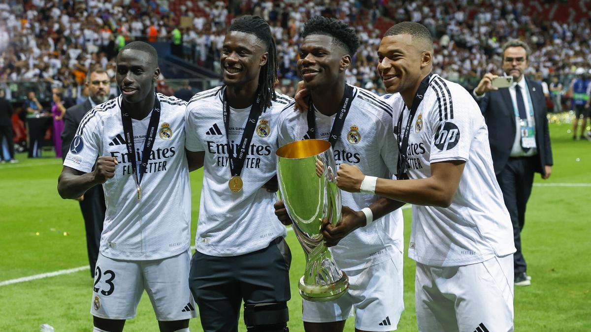 Atalanta - Ral Madrid: El penalti de Tchouaméni