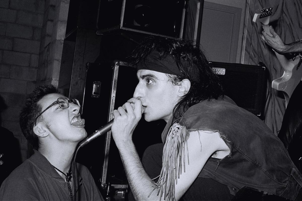 Ángel Altolaguirre, de la banda Ángel y las Güais, en la sala En Bruto.