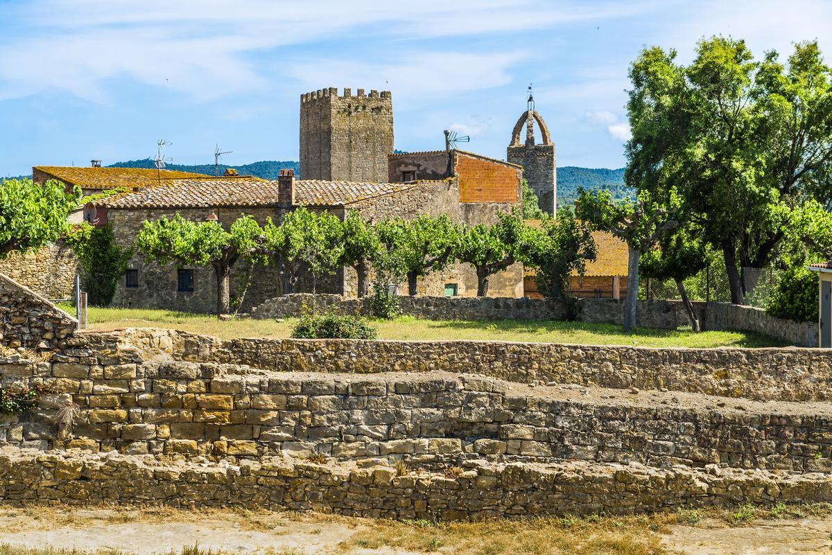 Vista del Castillo de Peratallada