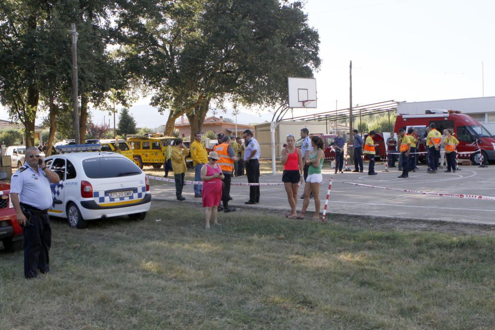 Incendi a Santa Coloma de Farners