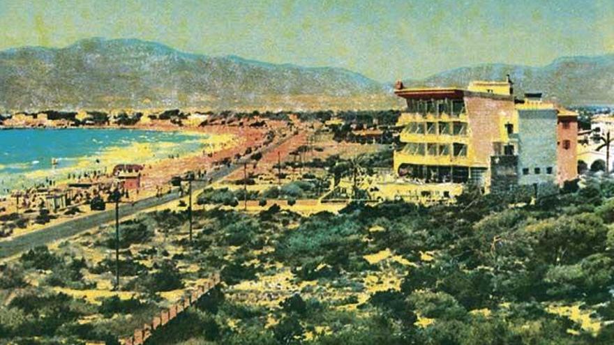 El Hotel Acapulco en los años 60.