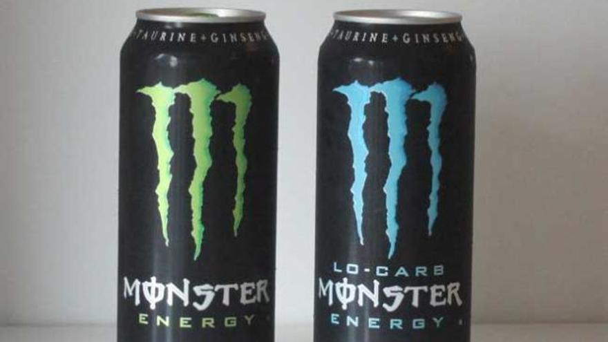 Bebidas energéticas Monster.