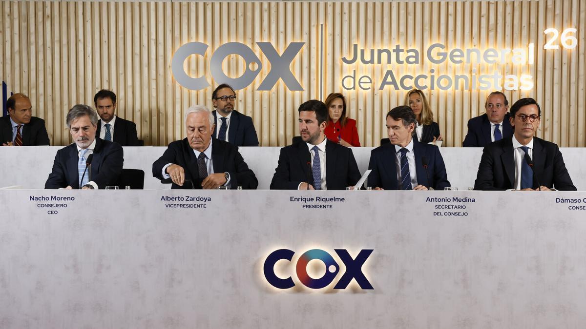 RIQUELME COX | Riquelme anuncia que Cox pasa a denominarse Cox Infrastructure Group: «Estamos construyendo una compañía preparada para durar décadas»