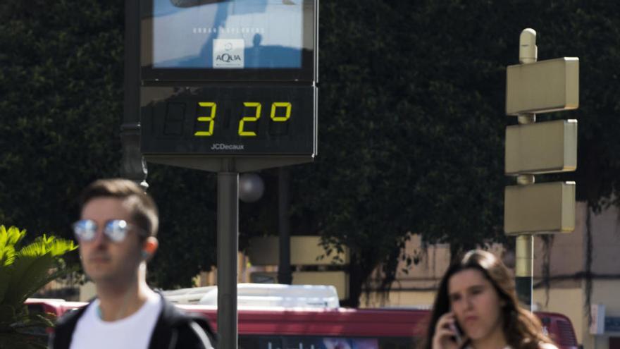 Ayer, se registraron más de 30 grados en València.