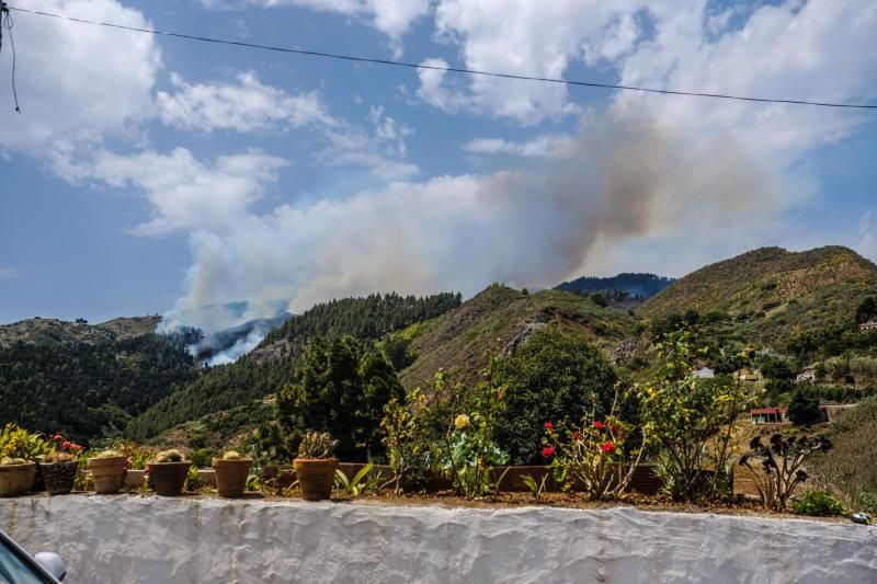Incendio de Valleseco: Daños y avance de las llama