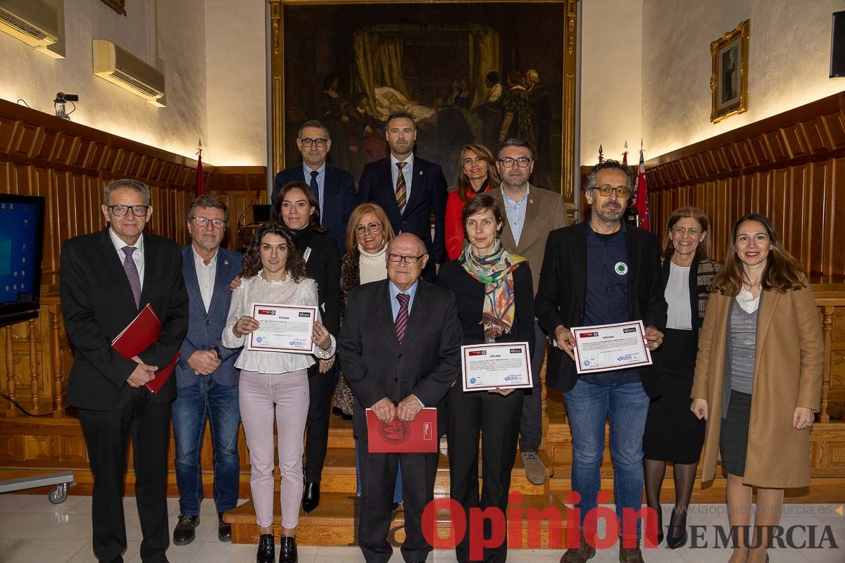 Entrega de los premios Robles Chillida en Caravaca