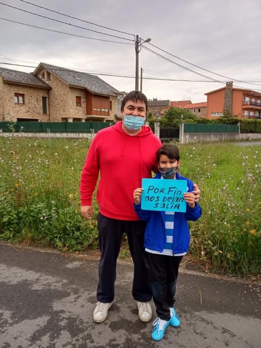 Primera salida de niños de la comarca de Coruña