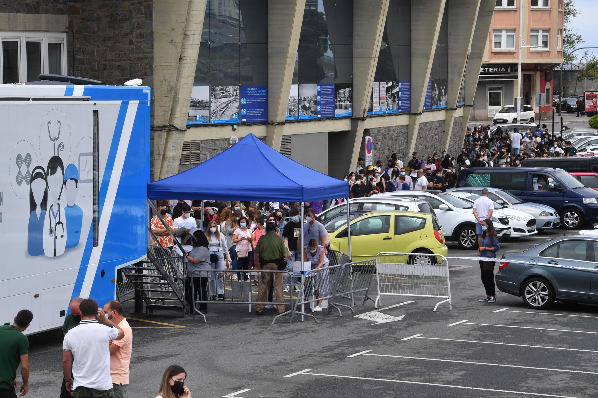 La Xunta realiza test de antígenos hoy en Riazor para aumentar los diagnósticos