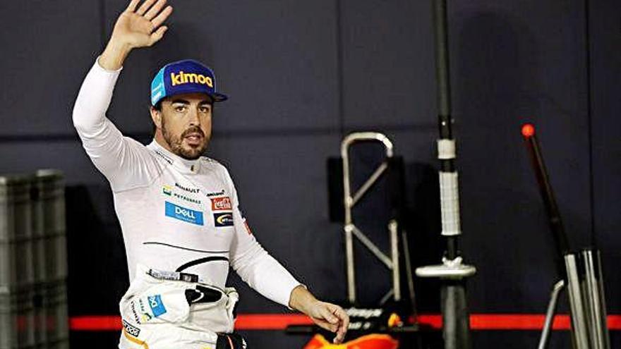 Fernando Alonso, ayer.