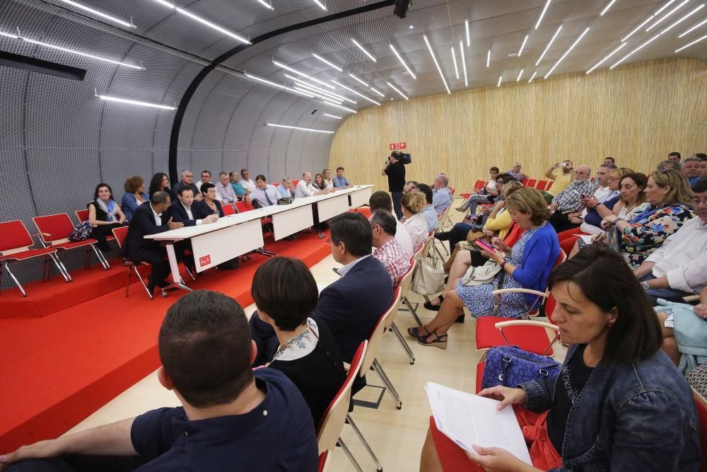 Comité regional de la FSA-PSOE en la nueva sede de La Ería, en Oviedo