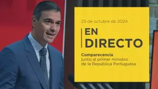 Comparecencia de Pedro Sánchez junto al primer ministro de Portugal