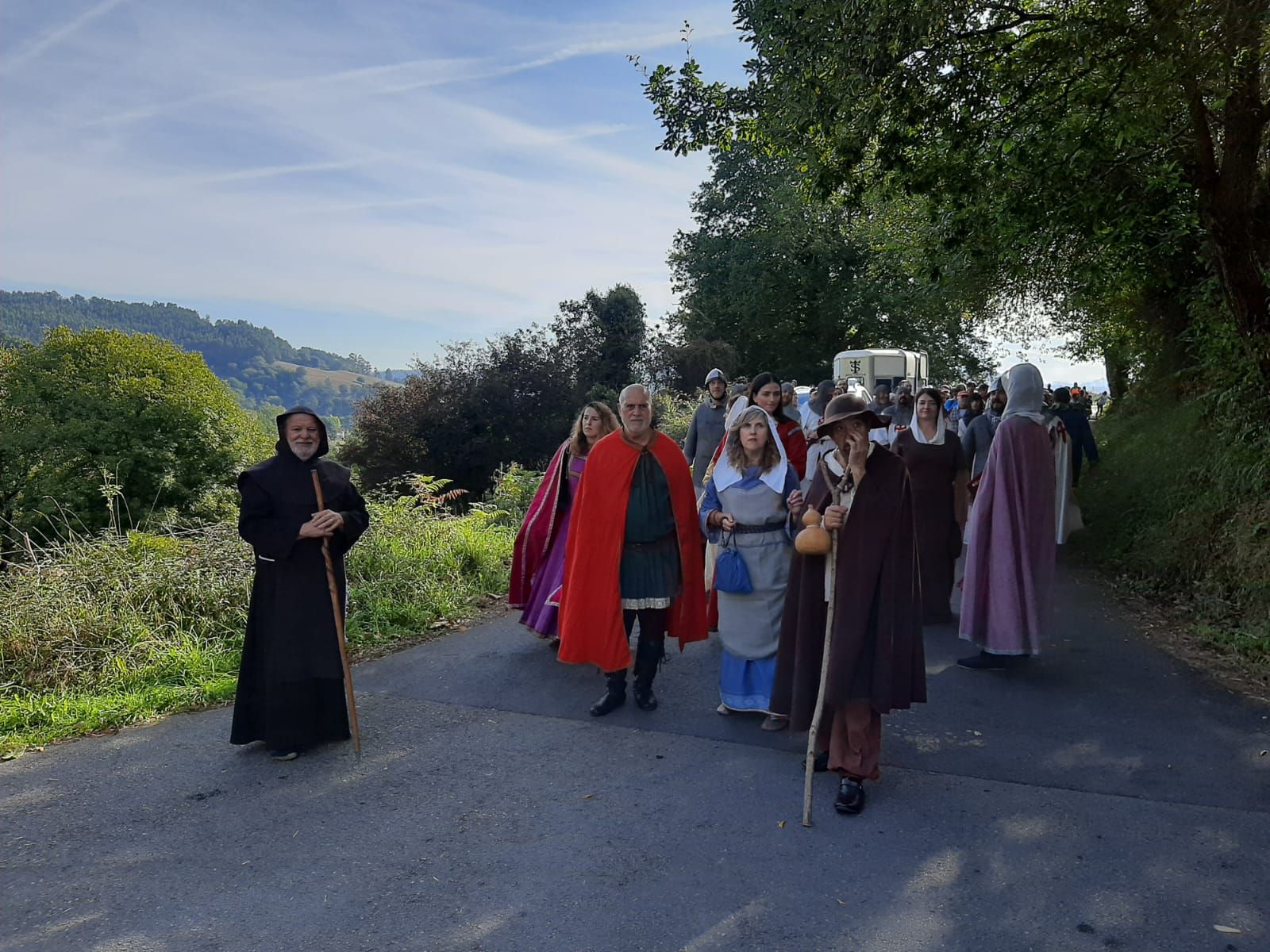 La I Recreación Peregrina en el Santuario del Fresno (Grado) en imágenes